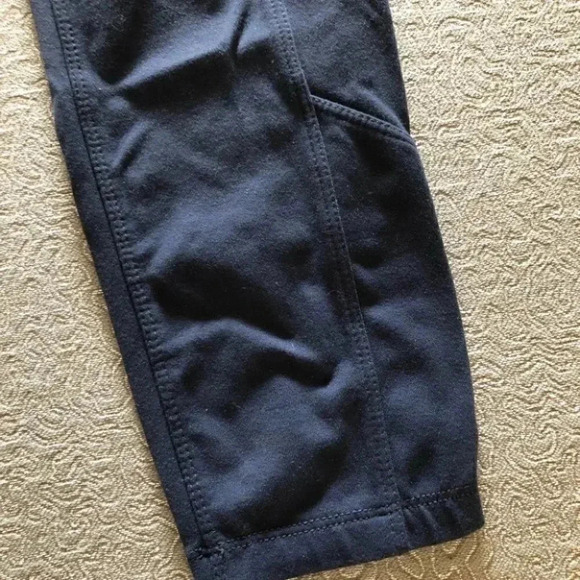 Athleta Metro Capri Crop Dark Blue Navy Leggings Tights Yoga Pants High Waist:XS - Picture 10 of 15
